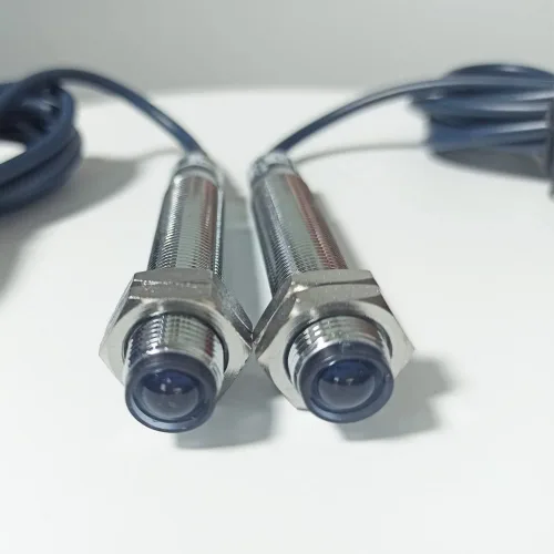 Miniatura 3 de Sensor fotoeléctrico ATO M12, PNP SIN sensor fotoeléctrico infrarrojo, interruptor fotoeléctrico, fácil de instalar, larga vida, DC 6-36V