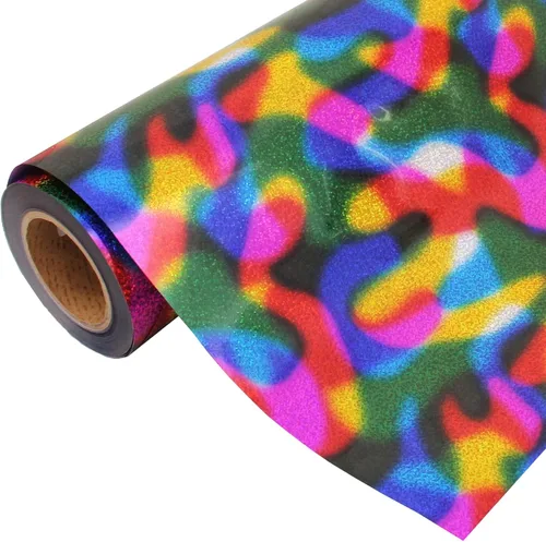 Película de vinilo de transferencia de calor Threadart Galaxy Rainbow de 3 yardas x 20 pulgadas de ancho | Compatible con Venture Explore and Maker,