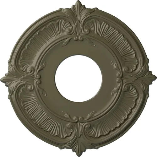Miniatura 36 de Ekena Millwork CM12ATCGS Medallón de Techo Attica (Se Adapta a Doseles de hasta 3 1/2"), Pátina Verde Cobre Pintada a Mano