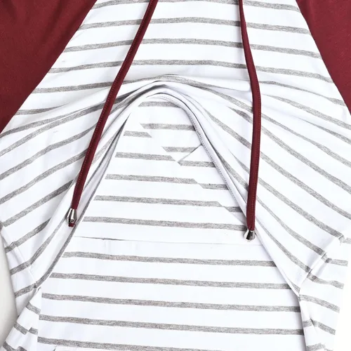 Miniatura 42 de GINKANA Sudadera con capucha para mujer, manga larga, lactancia materna, ropa casual