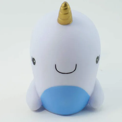 Miniatura 4 de Narwhal - Alcancía con forma de narval (narval de plástico para almacenar dinero, monedas, Miz) (1 narval por paquete)