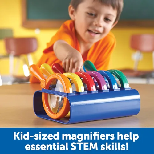 Miniatura 3 de Learning Resources Juego de lupas de ciencia primaria (6 piezas) y cuentagotas (6 piezas) para niños