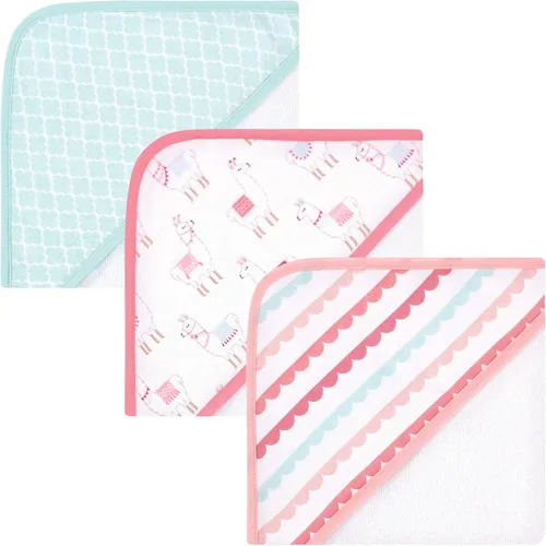 Miniatura 34 de Hudson Baby Toallas unisex con capucha de algodón para bebé, unicornio rosa, talla única