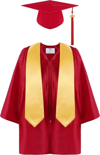 Aneco Juego de gorro de graduación para jardín de infantes preescolar con borla 2023 y banda de graduación para tamaño infantil