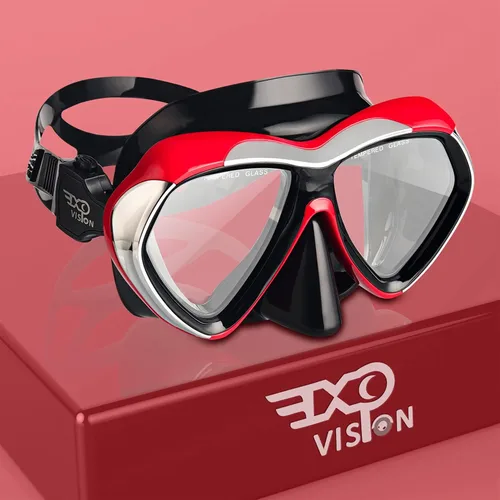 Miniatura 9 de Máscara de buceo para adultos, gafas de esnórquel antivaho de vidrio templado, gafas de natación con cubierta para la nariz, equipo de esnórquel