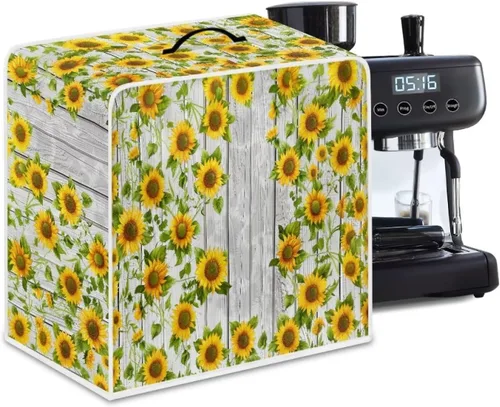 Miniatura 50 de DISNIMO Cubierta antipolvo para cafetera de mariposa azul, fundas para máquina de hacer café de cocina con mango superior, cubierta