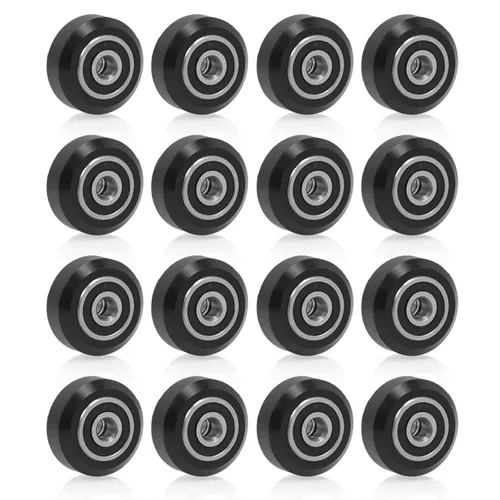 Rodillos de impresora 3D, ruedas de pórtico de alta velocidad, polea POM (16 unidades/paquete) para Creality Ender 3 CR10 rodillos de artillería
