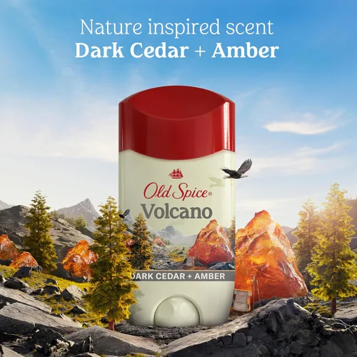 Miniatura 7 de Old Spice Antitranspirante y Desodorante para Hombres Volcano con Carbón, Protección contra Olores de 48 Horas, 2.6 onzas (Paquete de 3)