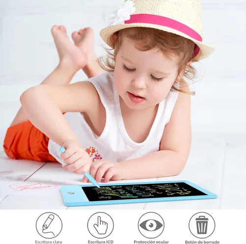 Miniatura 2 de ORSEN Tableta de escritura LCD de 10 pulgadas para niños, almohadilla de dibujo colorida y juguete educativo, regalo para niños y niñas de 3 a 6 años