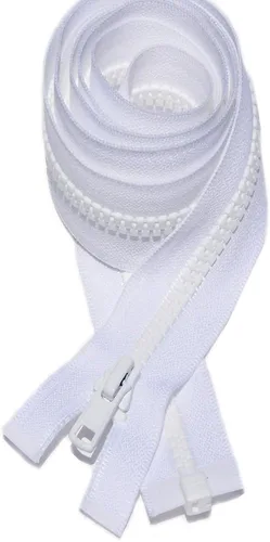 YKK® Cremallera Vislon para chaqueta de 24 pulgadas, 5 partes inferiores de plástico moldeado, peso medio por cada uno (color seleccionado) (marrón