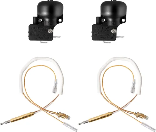 Miniatura 8 de Termopar e interruptor de inclinación para calentador de patio, termopar e interruptor de descarga kit de reparación para propano, tubo de vidrio