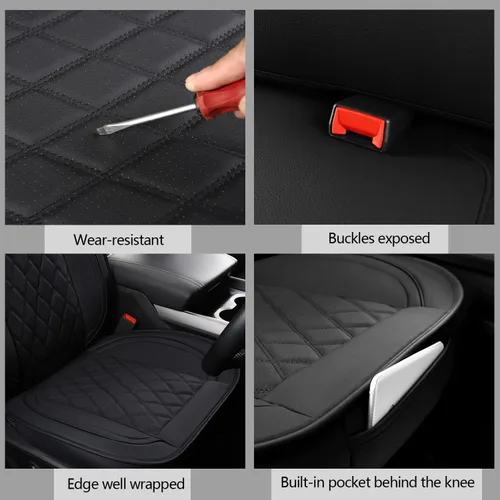 Miniatura 5 de MIROZO - Juego completo de fundas para asientos de Dodge Ram, 5 piezas, fundas para asientos de auto impermeables, compatibles con Ram 2009-2025
