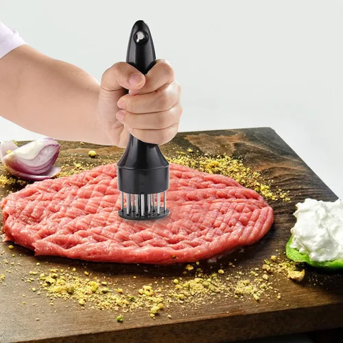 Miniatura 8 de OLULU - Ablandador de carne, aguja de acero inoxidable ultra afilada de 20 cuchillas para ablandar pollo, carne de res, filete, ternera y cerdo