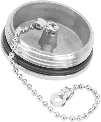 Miniatura 6 de KUIDAMOS Tapa de combustible para barco, acero inoxidable pulido a gas marino, hermoso para camiones para caravanas (1.969 in)