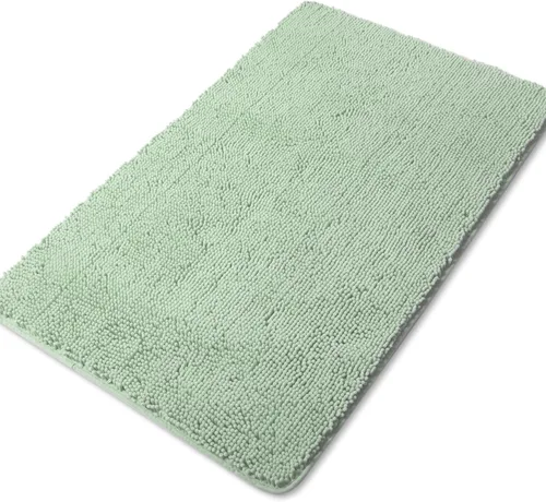Miniatura 145 de Yeaban Alfombra de pasillo de baño de 24 x 72 pulgadas, antideslizante, alfombra de baño larga de felpilla gruesa, absorbente y lavable, alfombra