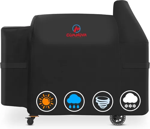 Miniatura 11 de Comnova - Cubierta de parrilla para Pit Boss 440D, cubierta de madera prémium para ahumador de pellets de madera para Pitboss, impermeable