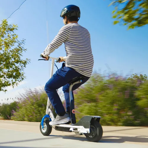 Miniatura 7 de Razor E300S - Patinete eléctrico sentado para mayores de 13 años, peso máximo de 220 libras, motor de 250 W, hasta 15 mph, tiempo de conducción