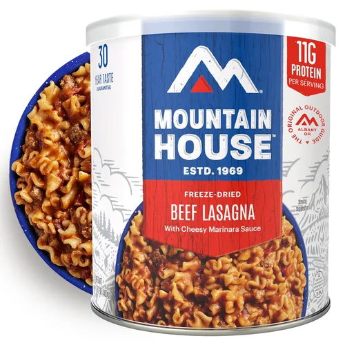 Miniatura 18 de Mountain House Carne en cubos Comida liofilizada de supervivencia y emergencia Lata #10 Sin gluten, 30122
