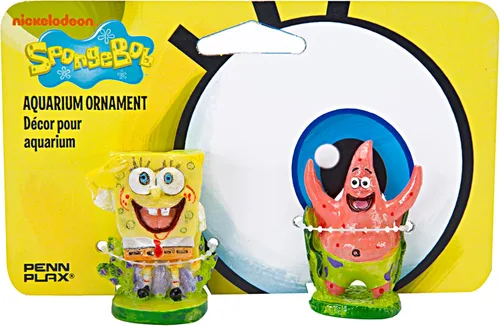 Miniatura 17 de Penn-Plax Nickelodeon Spongebob Squarepants Decoración de Resina - Autobús de Fondo de Bikini - para Acuarios y Peceras (SBR60) Naranja