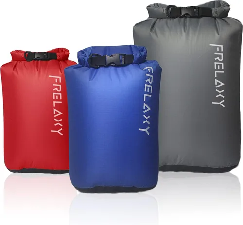 Miniatura 8 de Frelaxy Bolsa seca de 3 unidades/5 unidades, saco seco ultraligero, bolsas para exteriores que mantienen el equipo seco para senderismo, mochileros