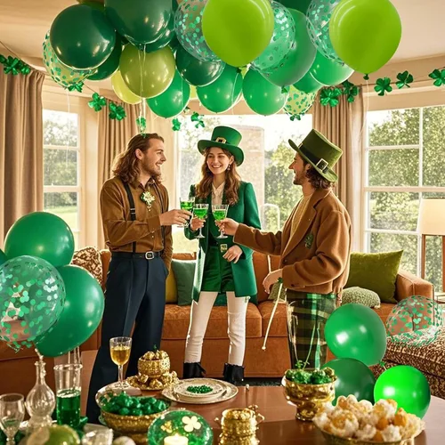 Miniatura 4 de Globos verdes con globos de confeti, globos de látex de 12 pulgadas, 80 piezas para decoración de bodas, cumpleaños, baby shower, fiestas