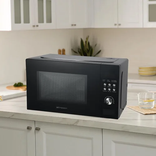 Miniatura 10 de Emerson MW1101B-A Horno microondas de encimera con control de botón, pantalla LED de 1000 W, 10 niveles de potencia, 6 menús automáticos, plato