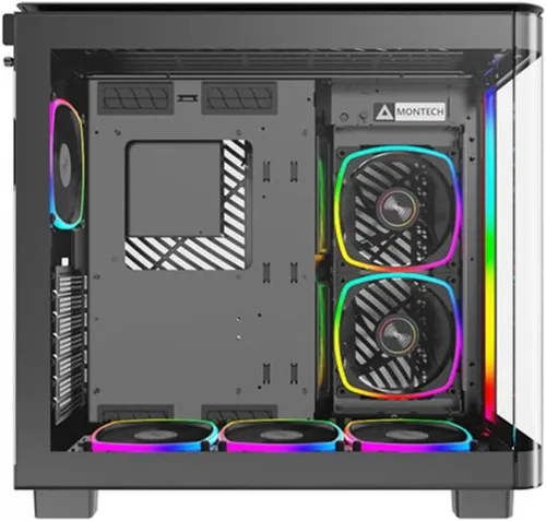 Miniatura 5 de Montech King 95 PRO - Carcasa de PC Gaming ATX de media torre de doble cámara, alto flujo de aire, paneles sin herramientas, frente curva de vidrio