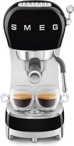 Miniatura 3 de Smeg - Máquina de café expreso manual con varita de vapor, 15 bares de presión, filtro porta de acero inoxidable, calentador de taza pasivo, Negro