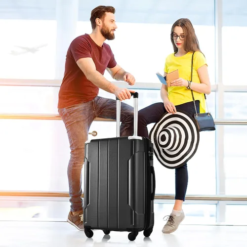 Miniatura 9 de MERAX TRAVELHOUSE - Juego de maletas (3 piezas, extensibles, ligeras), Black2019.), PP036705NAA