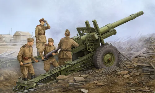 Miniatura 2 de Trumpeter Kit de modelo obús soviético ML-20 de 5.984 in