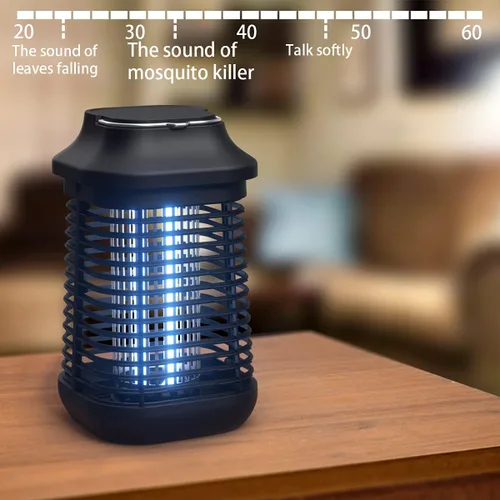 Miniatura 4 de Exterminador de insectos para exteriores/interiores, matamosquitos electrónico de alta potencia 4200 V, resistente al agua, bombilla de lámpara