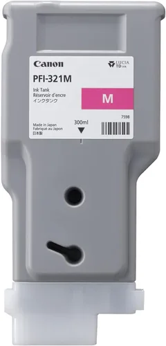 Canon PFI-321M Depósito de tinta magenta 10.1 fl oz para TM-350, TM-355, TM-250, TM-255 (6269C001AA)