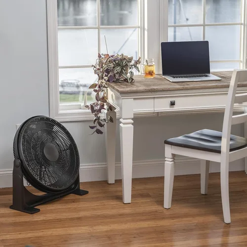 Miniatura 6 de EZ-CHILL Ventilador de piso de alta velocidad de 20 pulgadas con inclinación ajustable de 180 grados, 3 velocidades, ideal para el hogar, dormitorio