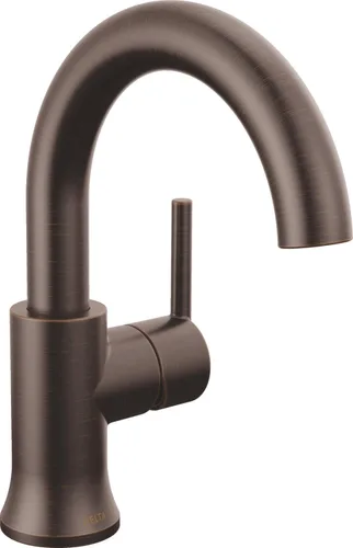Miniatura 10 de Delta Faucet Trinsic Grifo de Baño de Un Solo Orificio, Grifo de Lavabo de Baño Dorado, Grifo de Baño de Una Sola Manija, Tecnología Diamond Seal