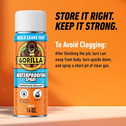 Miniatura 7 de Gorilla Aerosol blanco impermeable para parchar y sellar