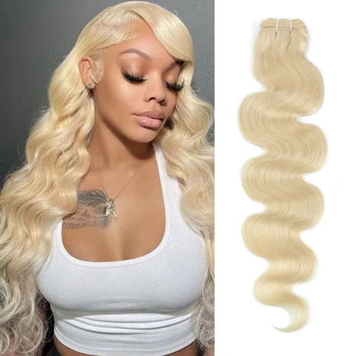 Miniatura 47 de DMKEEP Extensiones de cabello humano ondulado con cierre, 12, 14, 16+10 pulgadas, 100% cabello virgen brasileño sin procesar, 3 paquetes con cierre