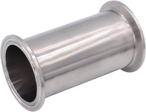 Miniatura 8 de Dernord - Tubo de bobina sanitaria con extremos de abrazadera, tubo redondo liso de acero inoxidable 304 con abrazadera triple de 5.08 cm