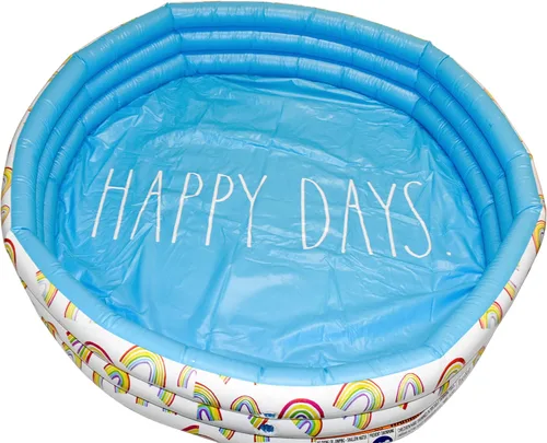 Miniatura 14 de Rae Dunn x CocoNut Float - Mini piscina de lunares índigo, tema de frío, piscina inflable para niños, gran piscina para patio trasero, fiestas
