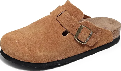 Miniatura 8 de Zuecos para mujer, Zuecos para mujer - Mules de casa con soporte de arco y hebilla ajustable