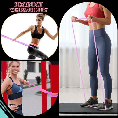 Miniatura 5 de Foilswirl 8 piezas de bandas de resistencia, bandas de tracción, bandas de asistencia para tracción, bandas de ejercicio y entrenamiento