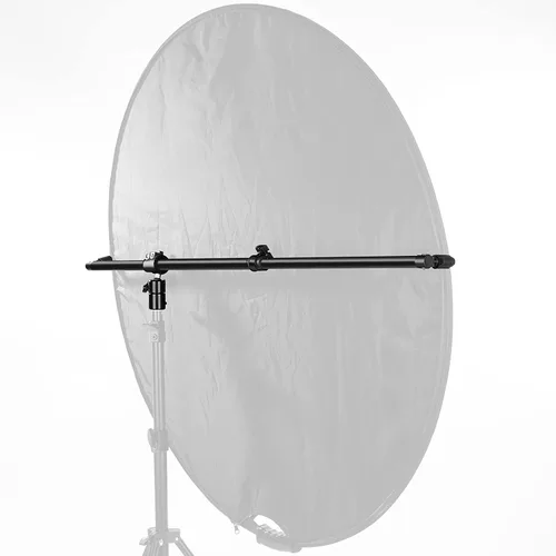 Miniatura 7 de Brazo reflector extensible, fotoscópico de 27.9 a 47.2 pulgadas, brazo giratorio de 360°, soporte reflector para estudio de retrato de producto