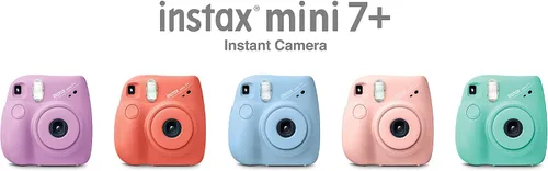 Miniatura 7 de Fujifilm Instax Mini 7+ Cámara, fácil de operar, portátil, espejo selfie práctico, cámara polaroid, perfecta para principiantes y expertos, diseño