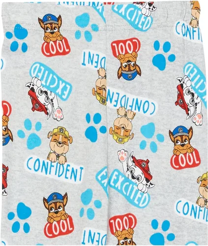 Miniatura 11 de Nickelodeon Paw Patrol - Conjunto de pijama de algodón ajustado de 6 piezas, suave y lindo para niños