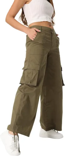 Miniatura 7 de XNMAYA Pantalones cargo para mujer, de secado rápido, informales, militares, militares, camuflaje, combate, trabajo, pantalones casuales