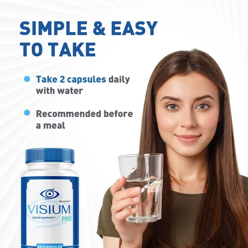 Miniatura 4 de Visium Pro Vision Support - Cápsulas oficiales de suplemento de salud, píldoras de vitaminas Naturales VisiumPro para la salud visual