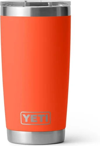 Miniatura 14 de YETI Rambler - Vaso de acero inoxidable con aislamiento al vacío de 20 onzas con tapa MagSlider Todo acero inoxidable
