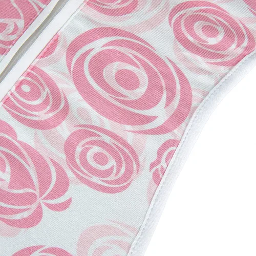 Miniatura 4 de Woombie Baby Air Nursery Swaddling Mantas para bebés Rosas rosa/blancas