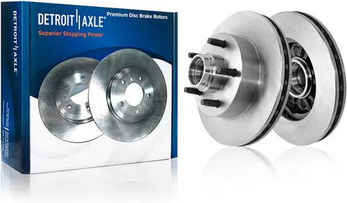 Miniatura 45 de Detroit Axle - 4WD - Rotores de disco delantero de 13.031 in de repuesto para Ford Excursion F-250 F-350 Super Duty 1999-2004 - Juego de 3 piezas