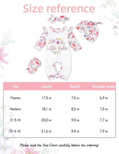 Miniatura 9 de Mono de manga larga con estampado floral para bebé o niña