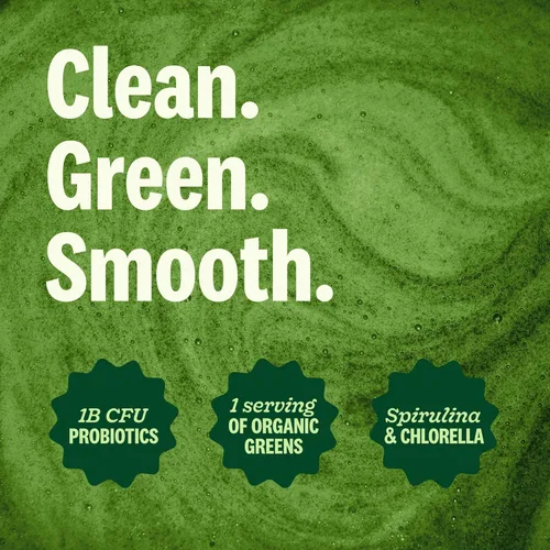 Miniatura 4 de Suja Organic Greens - Mezcla probiótica en polvo, espirulina, bebida diaria de superalimentos o mezcla de batidos para apoyo inmunológico, digestión